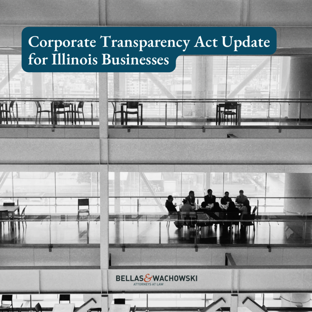 Updated Transparency Corporate Transparency Act Update for Illinois Businesses — Chicago ...